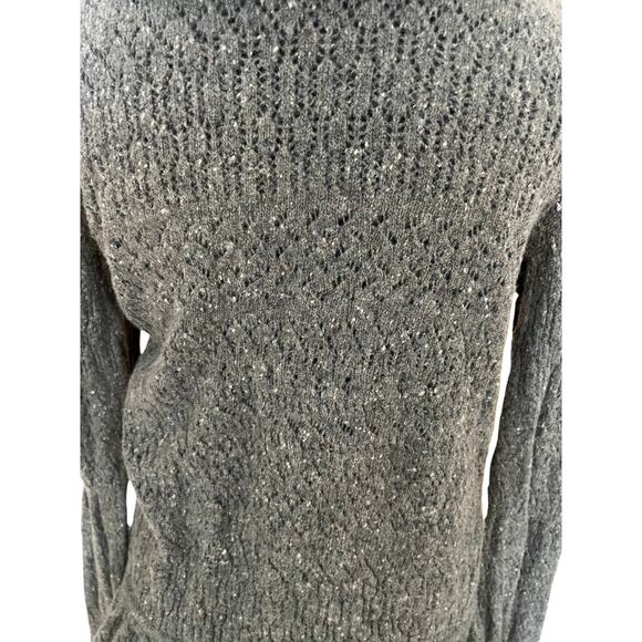 Ralph Lauren Gray Ruffle Sweater - Picture 11 of 11